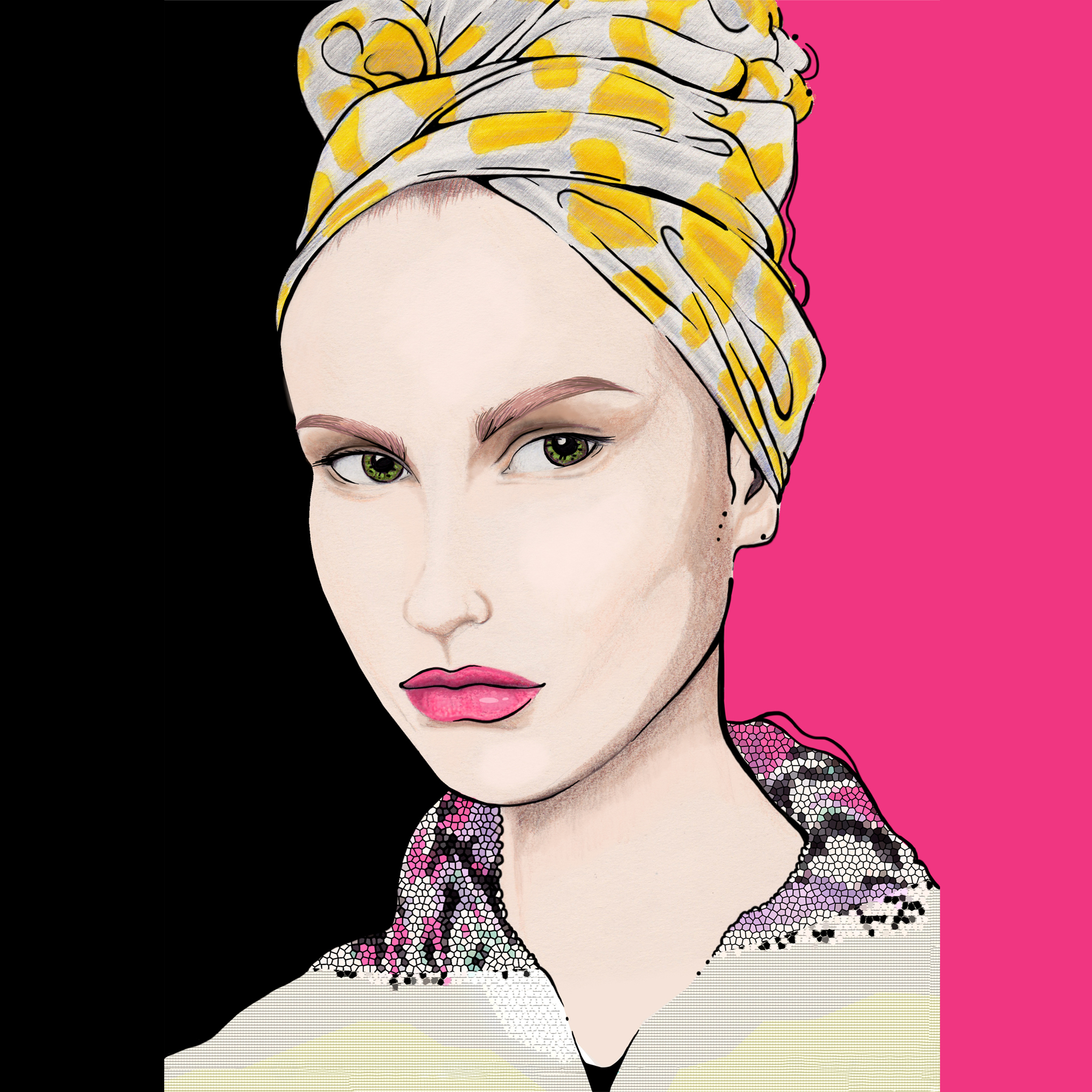 aase hopstock bold and vibrant fashion illustration